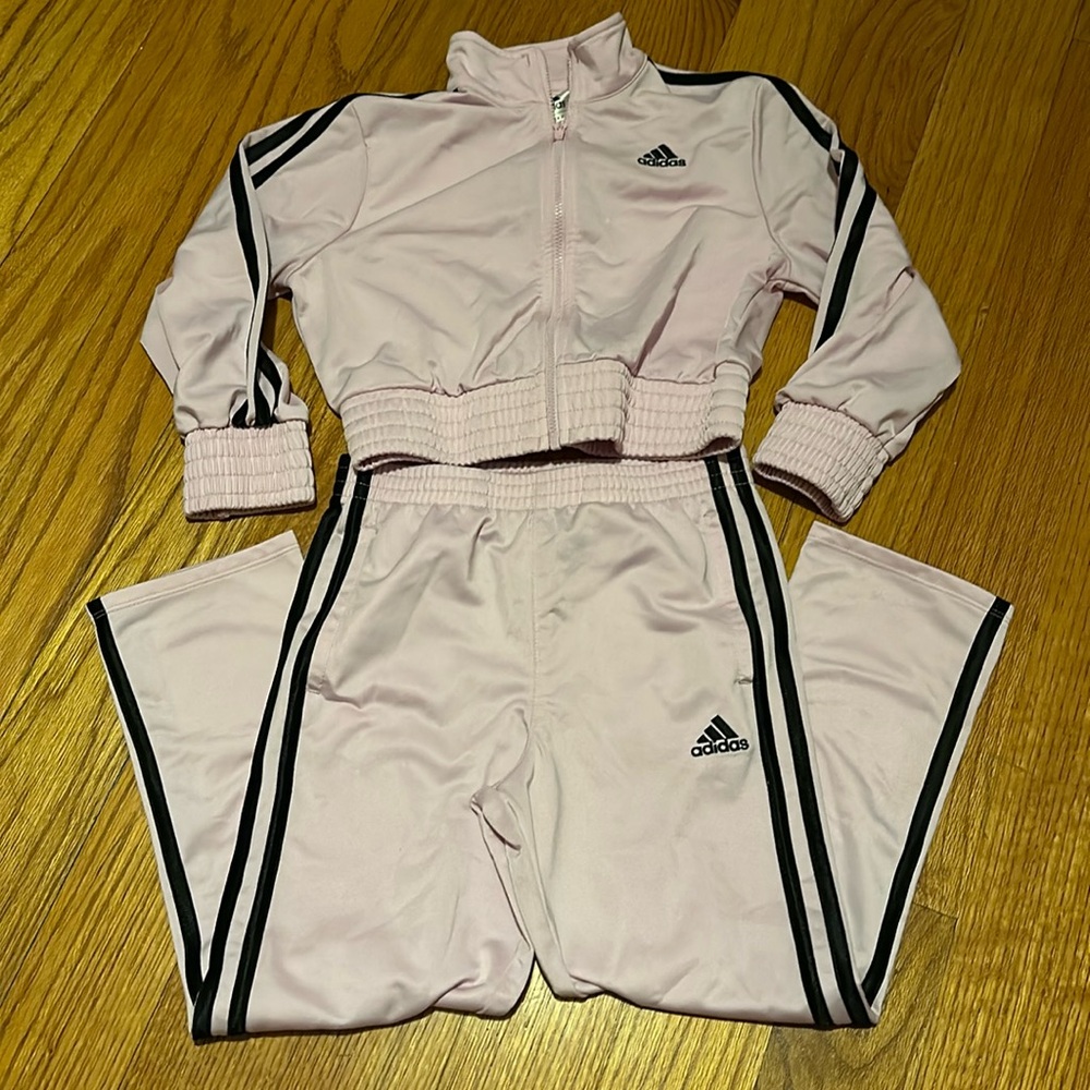 Adidas pink set size 6 also fits like 6X
